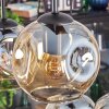 Ripoll hanging light, globe light, pendant light Amber, 6-light sources