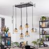 Ripoll hanging light, globe light, pendant light Amber, 6-light sources