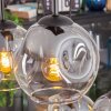 Ripoll hanging light, globe light, pendant light Amber, clear, Smoke-coloured, 6-light sources