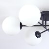 Gastor ceiling light, globe light white, 6-light sources