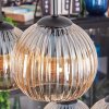 Koyoto hanging light, globe light, pendant light Amber, 6-light sources