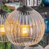 Koyoto hanging light, globe light, pendant light Amber, clear, Smoke-coloured, 6-light sources
