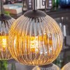 Ripoll hanging light, globe light, pendant light Amber, 6-light sources