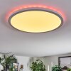 Zuren ceiling light, Panel LED white, 1-light source, Colour changer