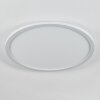 Zuren ceiling light, Panel LED white, 1-light source, Colour changer