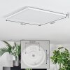 Zuren ceiling light, Panel LED white, 1-light source, Colour changer