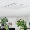Zuren ceiling light, Panel LED white, 1-light source, Colour changer