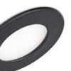 Ramek ceiling light, recessed light LED black, 3-light sources