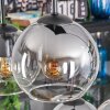 Koyoto hanging light, globe light, pendant light Amber, clear, Smoke-coloured, 6-light sources