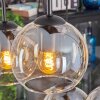 Koyoto hanging light, globe light, pendant light Amber, clear, 6-light sources