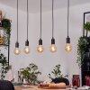 Soungou hanging light, pendant light Ecru, black, 5-light sources