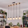 Bassagoda hanging light, pendant light Ecru, black, 5-light sources