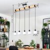 Bassagoda hanging light, pendant light Ecru, black, 5-light sources