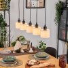 Bassagoda hanging light, pendant light Ecru, black, 5-light sources
