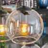 Koyoto hanging light, globe light, pendant light Amber, clear, Smoke-coloured, 6-light sources