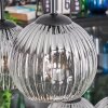 Ripoll hanging light, globe light, pendant light clear, Smoke-coloured, 6-light sources