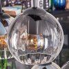 Koyoto hanging light, globe light, pendant light Amber, clear, Smoke-coloured, 6-light sources