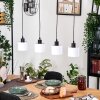 Bassagoda hanging light, pendant light Ecru, black, 4-light sources