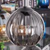 Koyoto hanging light, globe light, pendant light Amber, clear, Smoke-coloured, 6-light sources