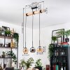 Koyoto hanging light, globe light, pendant light Ecru, black, 3-light sources