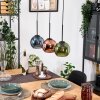 Koyoto hanging light, globe light, pendant light Ecru, black, 3-light sources