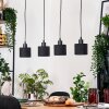 Bassagoda hanging light, pendant light Ecru, black, 4-light sources