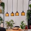 Bassagoda hanging light, pendant light Ecru, black, 4-light sources