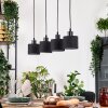 Bassagoda hanging light, pendant light Ecru, black, 4-light sources