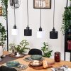 Bassagoda hanging light, pendant light Ecru, black, 4-light sources