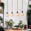 Cavaca hanging light, pendant light Ecru, black, 4-light sources