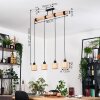 Cavaca hanging light, pendant light Ecru, black, 4-light sources