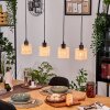 Cavaca hanging light, pendant light Ecru, black, 4-light sources
