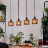 Cando hanging light, pendant light Ecru, black, 4-light sources