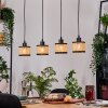 Ramila hanging light, pendant light Ecru, black, 4-light sources