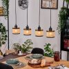 Ramila hanging light, pendant light Ecru, black, 4-light sources