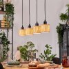 Bongal hanging light, pendant light Ecru, black, 4-light sources
