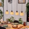 Bongal hanging light, pendant light Ecru, black, 4-light sources