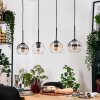 Koyoto hanging light, globe light, pendant light Ecru, black, 4-light sources