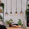 Koyoto hanging light, globe light, pendant light Ecru, black, 4-light sources