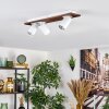 Dalan ceiling light, ceiling spotlight LED Ecru, white, 3-light sources