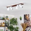 Dalan ceiling light, ceiling spotlight LED Ecru, white, 4-light sources