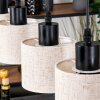 Bassagoda hanging light, pendant light Ecru, black, 4-light sources
