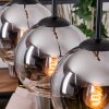 Koyoto hanging light, globe light, pendant light Ecru, black, 3-light sources