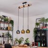 Koyoto hanging light, globe light, pendant light Ecru, black, 3-light sources