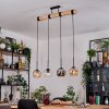 Koyoto hanging light, globe light, pendant light Ecru, black, 4-light sources