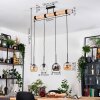 Koyoto hanging light, globe light, pendant light Ecru, black, 4-light sources