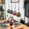Koyoto hanging light, globe light, pendant light Ecru, black, 4-light sources
