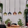 Koyoto hanging light, globe light, pendant light Ecru, black, 4-light sources
