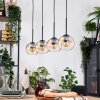 Koyoto hanging light, globe light, pendant light Ecru, black, 4-light sources