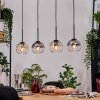 Koyoto hanging light, globe light, pendant light Ecru, black, 4-light sources